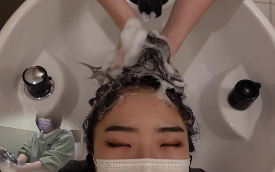 日本按摩-143-治愈 2 小时洗发水 睡眠和工作 bgm-mask