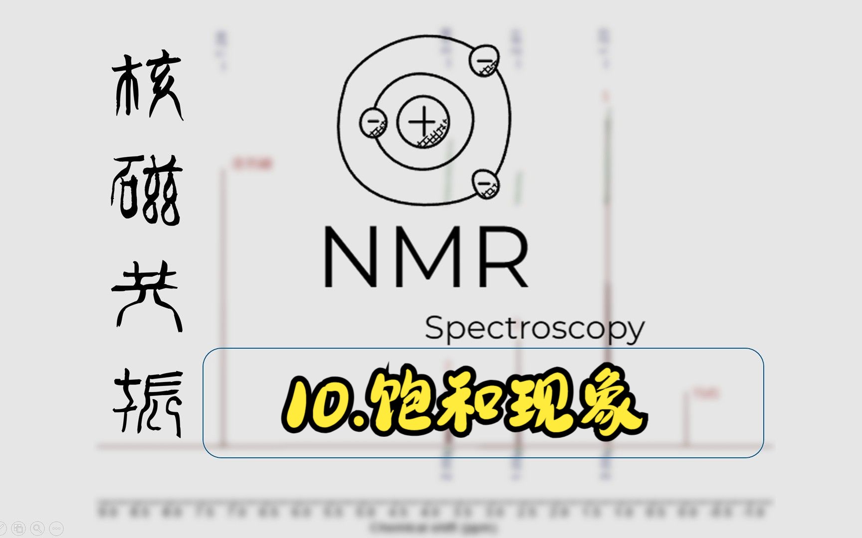 【NMR】核磁共振波谱基础原理剖析——P10.饱和现象哔哩哔哩bilibili