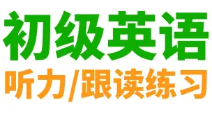 下载视频: 初级英语听力/跟读练习