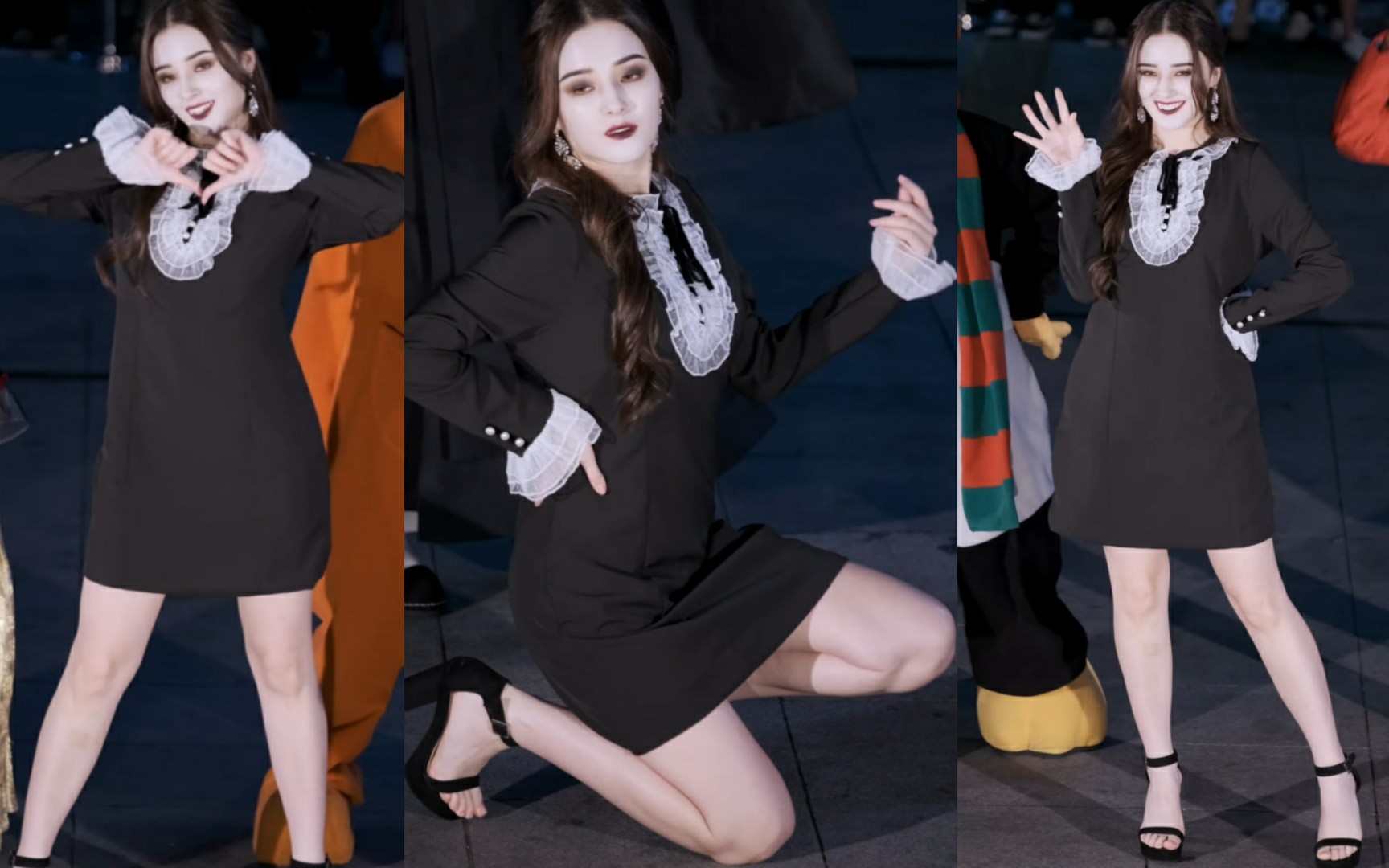 191031吸血鬼南希nancy(香蕉车)万圣节街头公演momoland 4k 60p