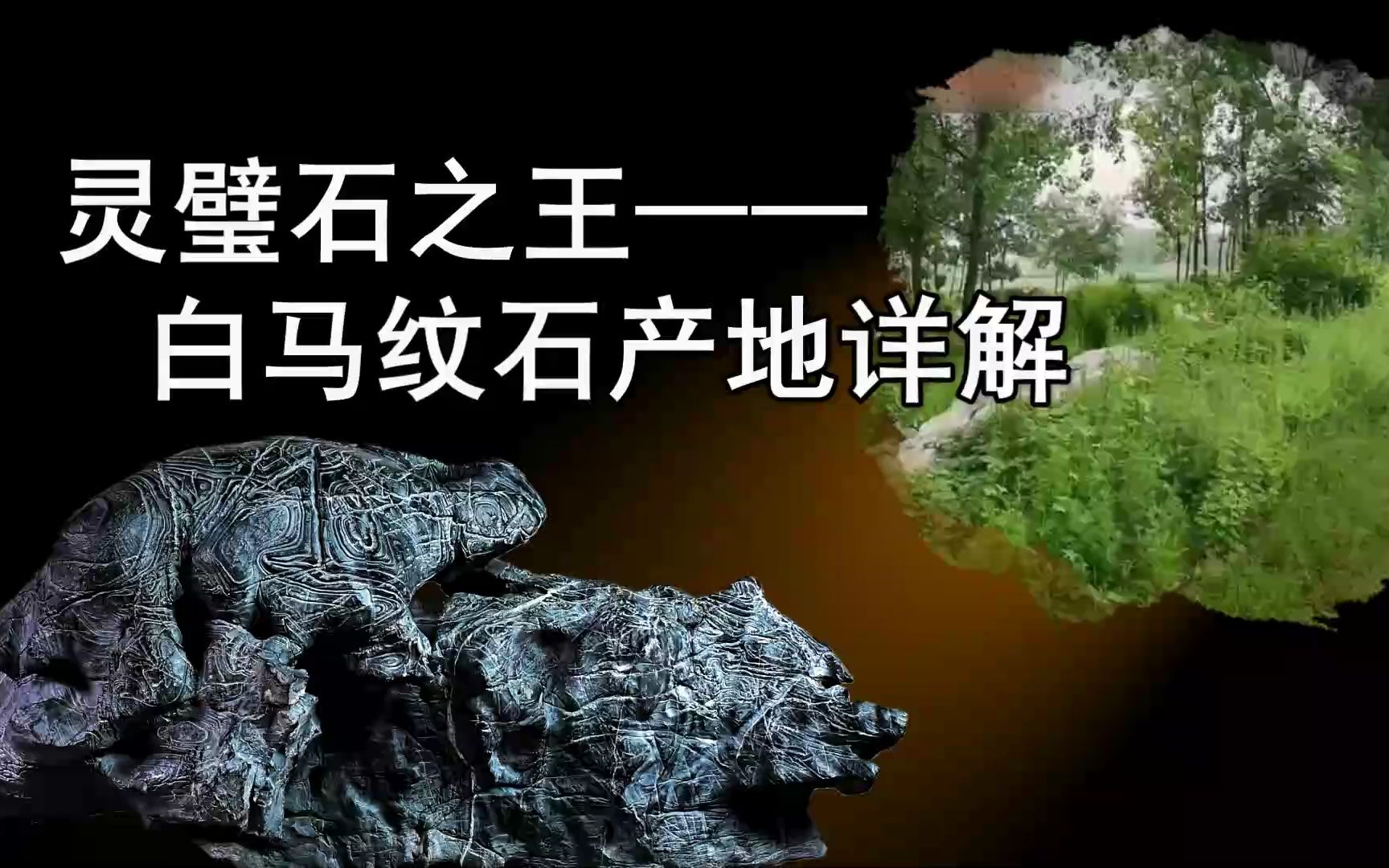 [图]最珍贵的奇石，灵璧石之王——白马纹石产地详解