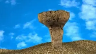 风蚀蘑菇的形成