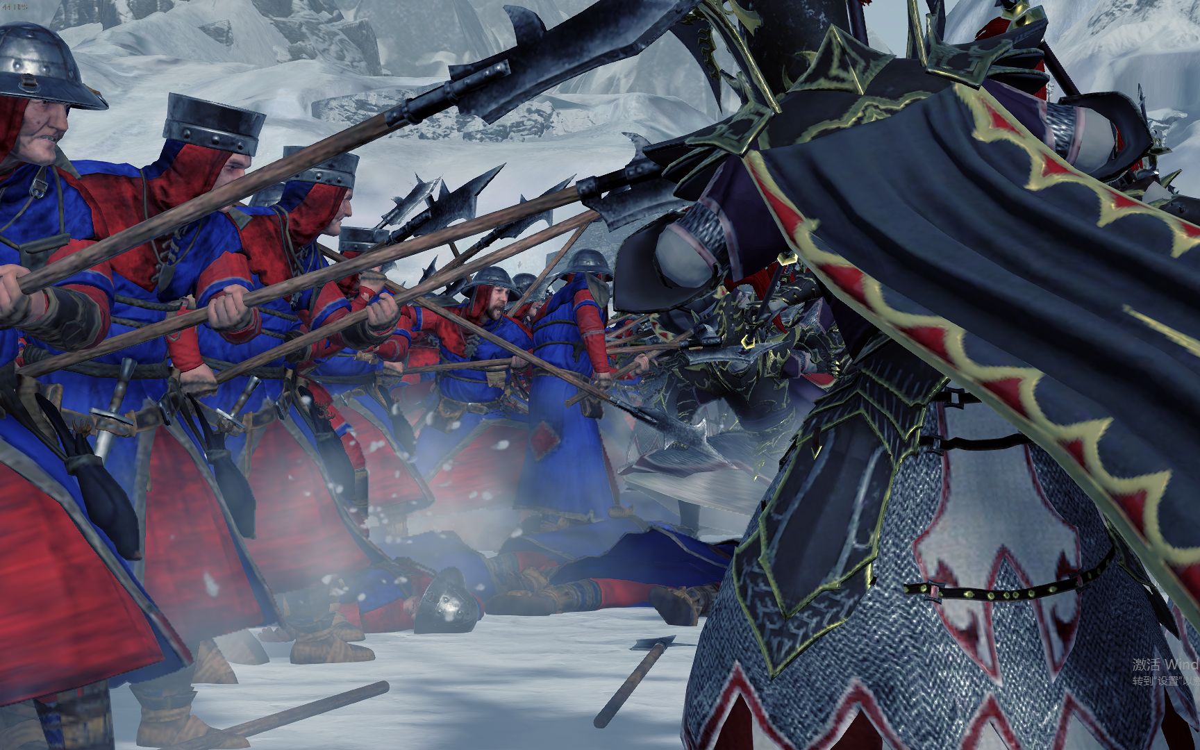 全面战争战锤2步兵测试斧枪老农vs纳迦隆德黑守卫