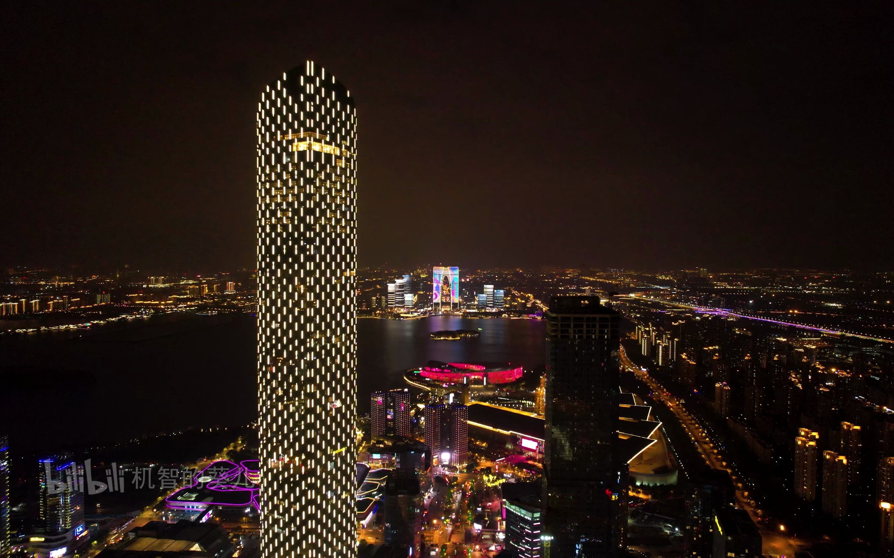 【4k】2023情人节苏州夜景航拍