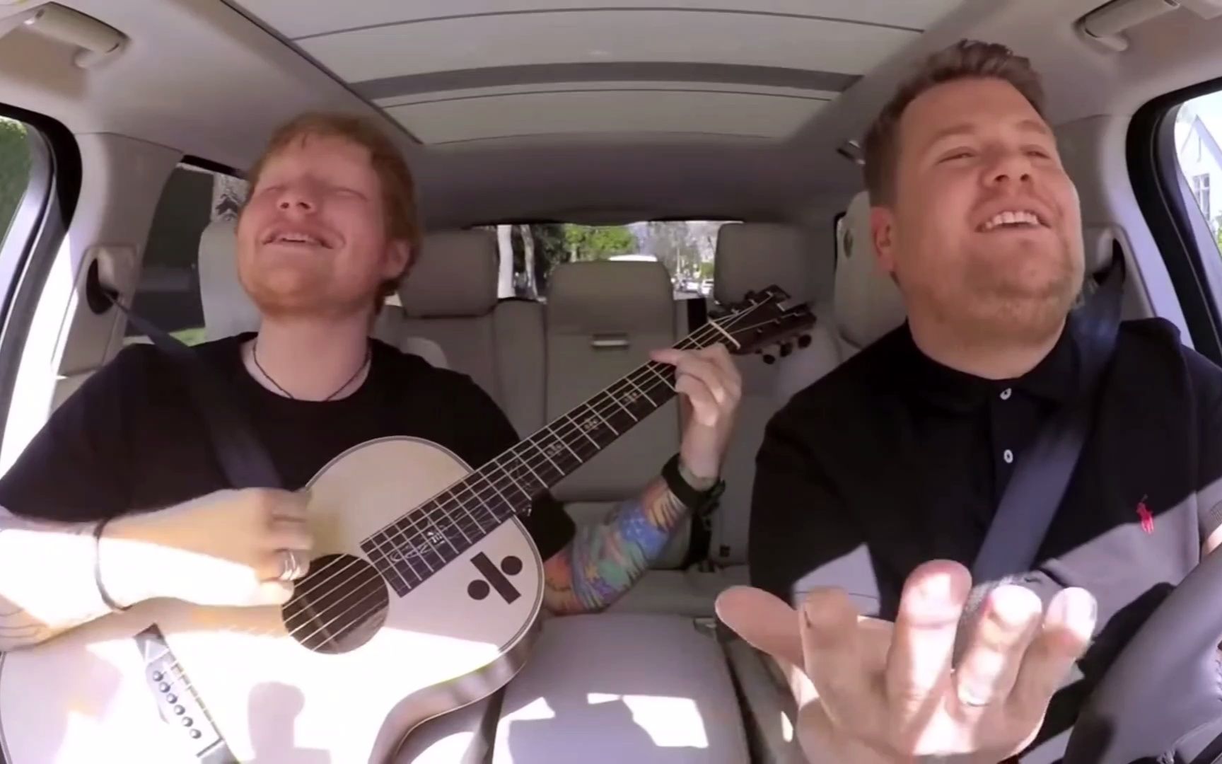 [图]【拼车卡拉OK】Ed Sheeran黄老板 Carpool Karaoke 演唱 Thinking Out Loud