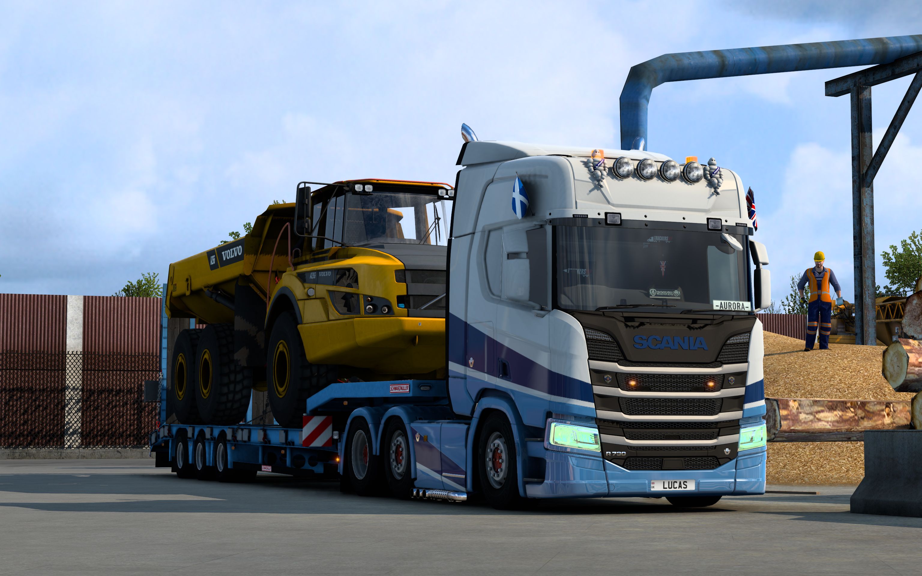 【欧洲卡车模拟2】苏格兰之旅 - aberdeen 鸭巴甸 至 奥克尼群岛