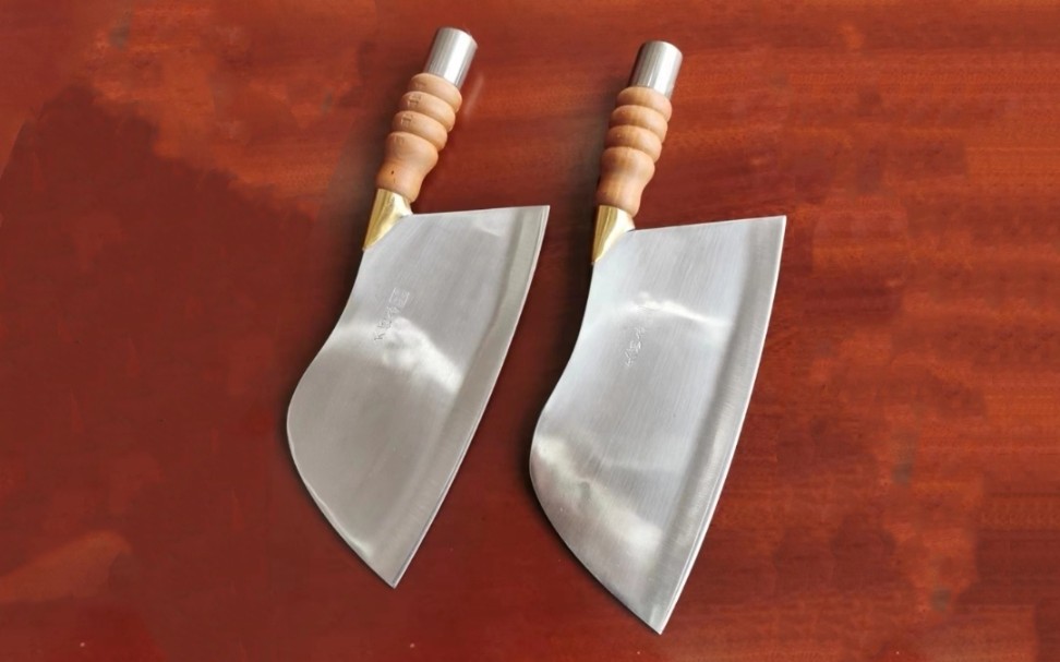 保安族手工锻打夹钢菜刀