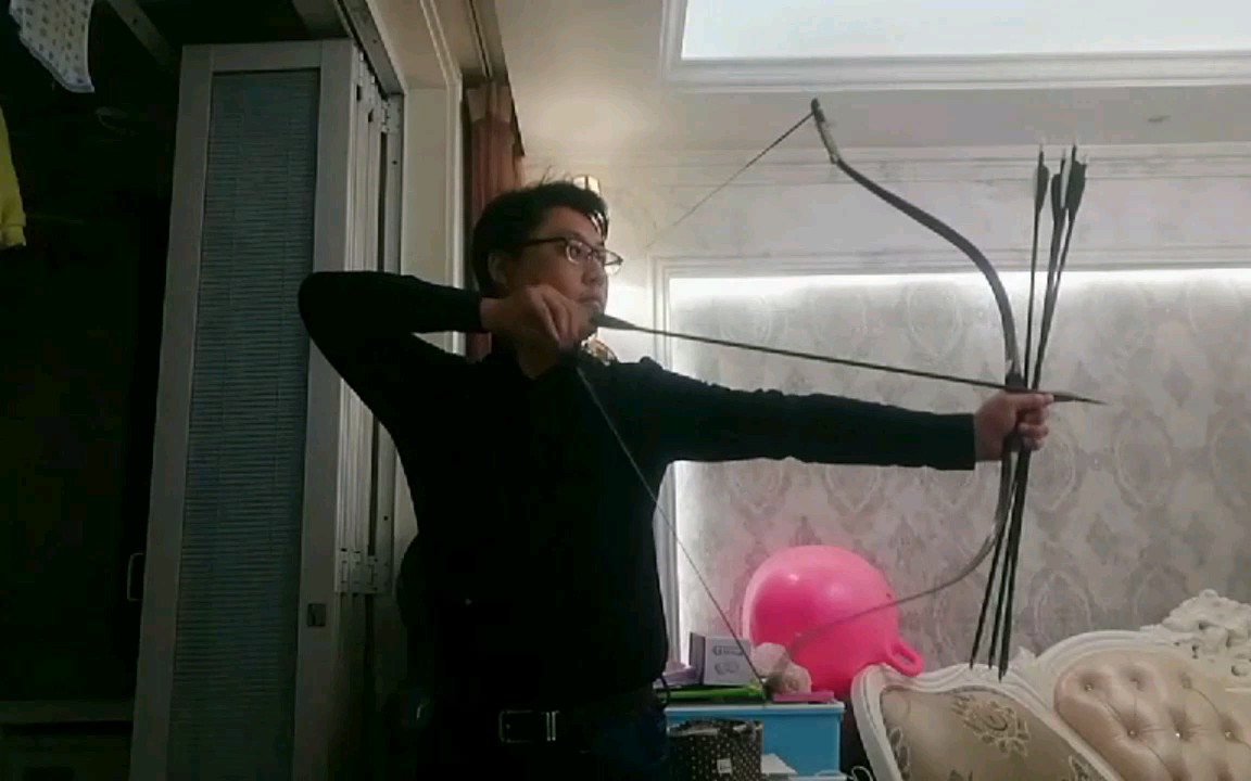 传统弓速射练习