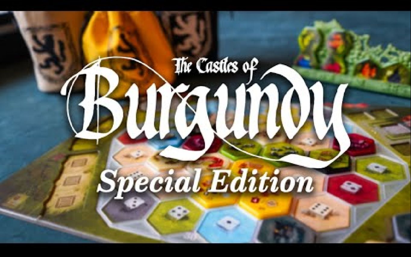 《勃艮第城堡:特别版》(2022)配件欣赏 Castles of Burgundy: Special Edition content feature