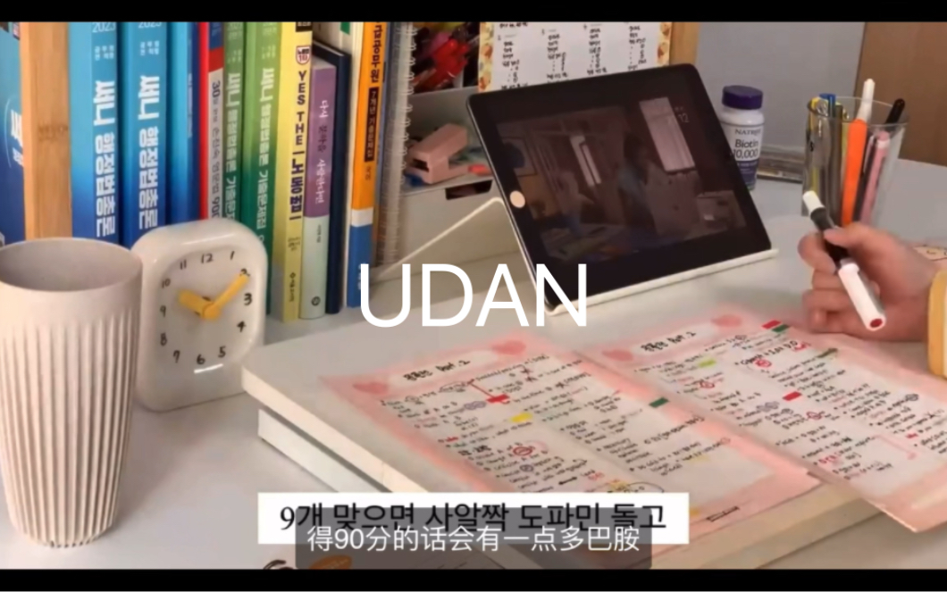 【UDAN】中字韩国发疯姐20231104最新更新学习vlog哔哩哔哩bilibili