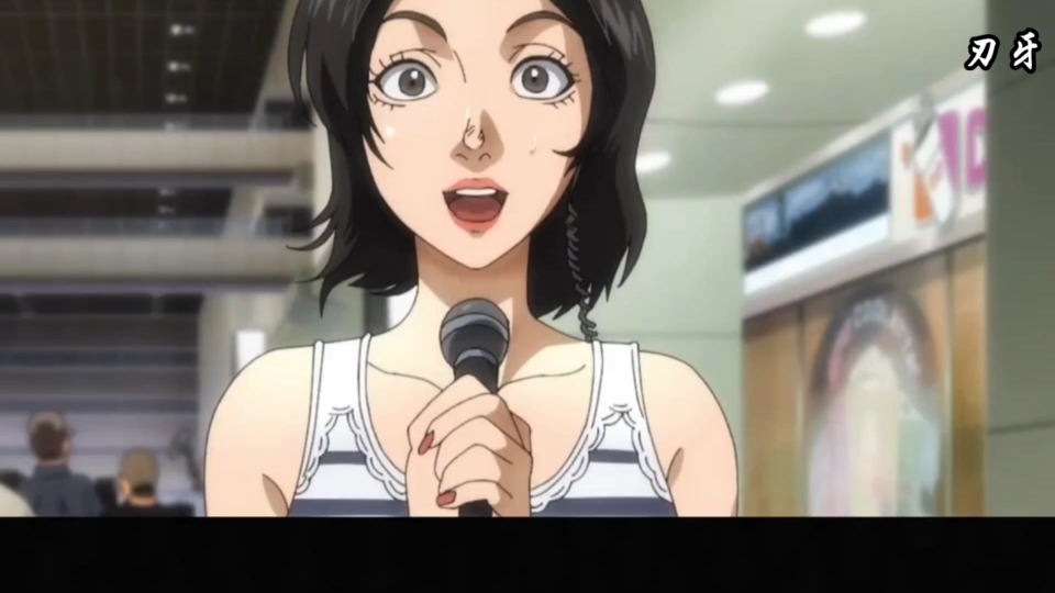 刃牙:这个女记者到底有多倒霉?第一天就碰到了原始人匹克