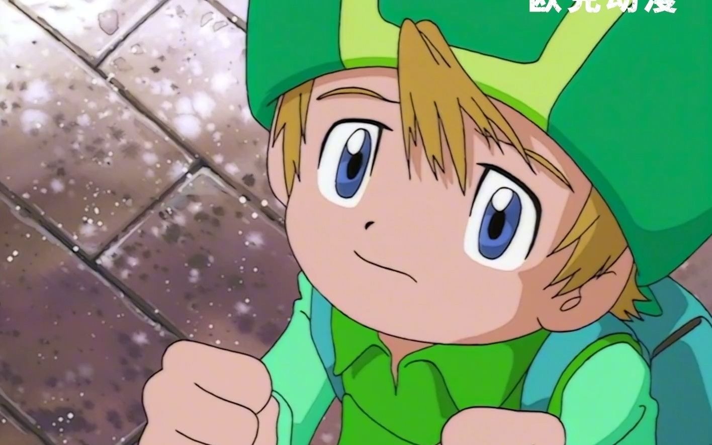 阿武与小恶魔兽! #数码宝贝 #我在抖音看动漫 #充能计划