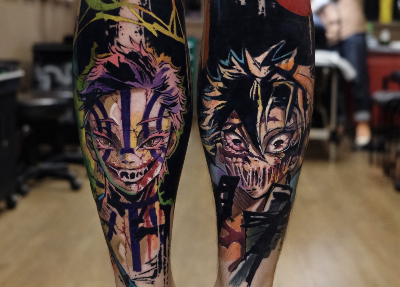 鬼灭之刃纹身实在太帅了