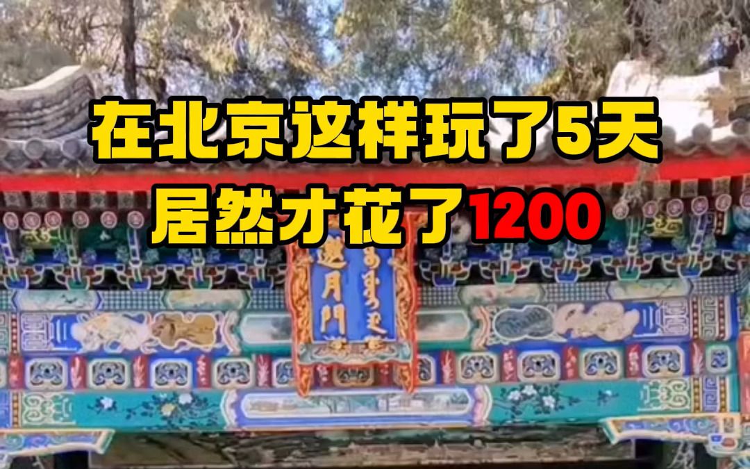 【北京旅游攻略】如何省钱玩完北京?哔哩哔哩bilibili