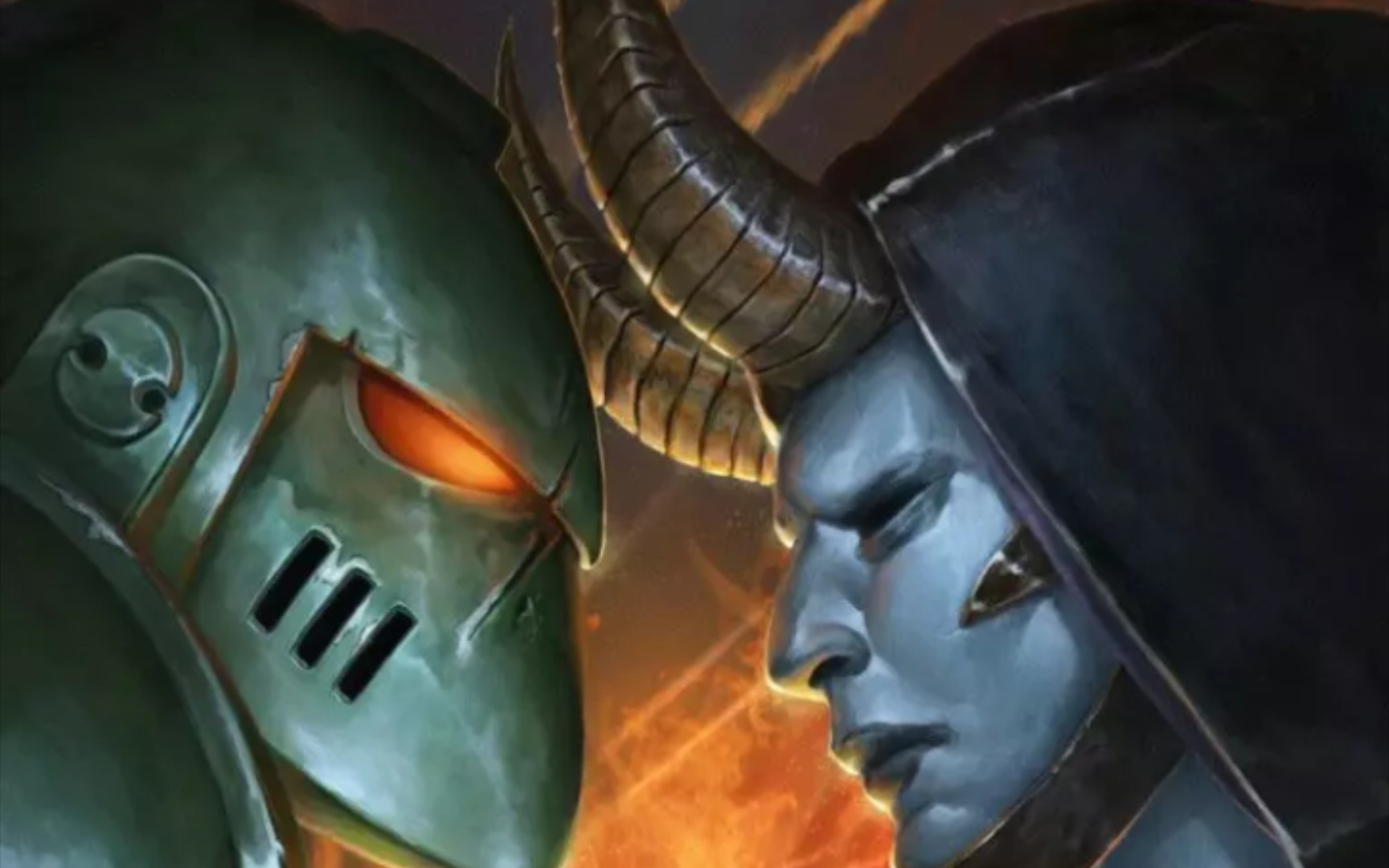 战锤40k 丑角艺术图