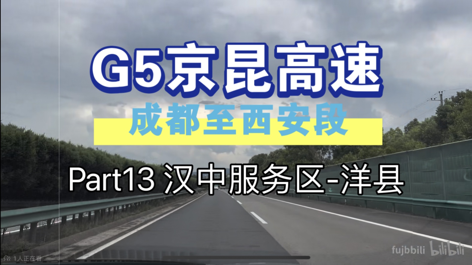 G5京昆高速 Part13 汉中服务区洋县 成都至西安自驾 行车记录 比亚迪汉DMi哔哩哔哩bilibili