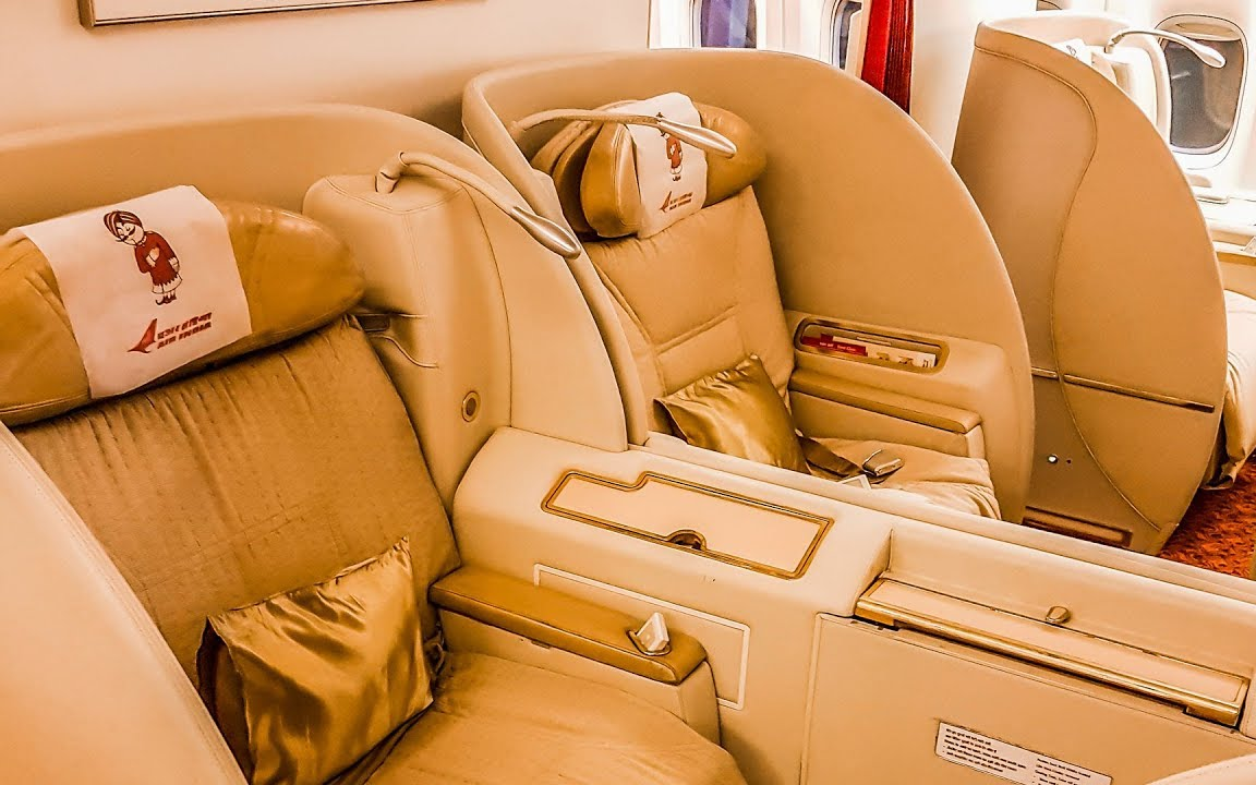 【youtube】印度航空|波音777-300er|头等舱飞行报告(德里 - 孟买)