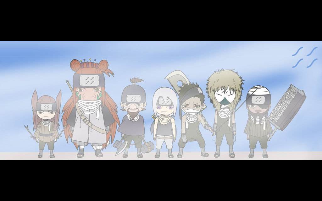 【046卡卡西小队vs秽土雾忍七人众】/剪掉废话对话回忆/火影全部所有