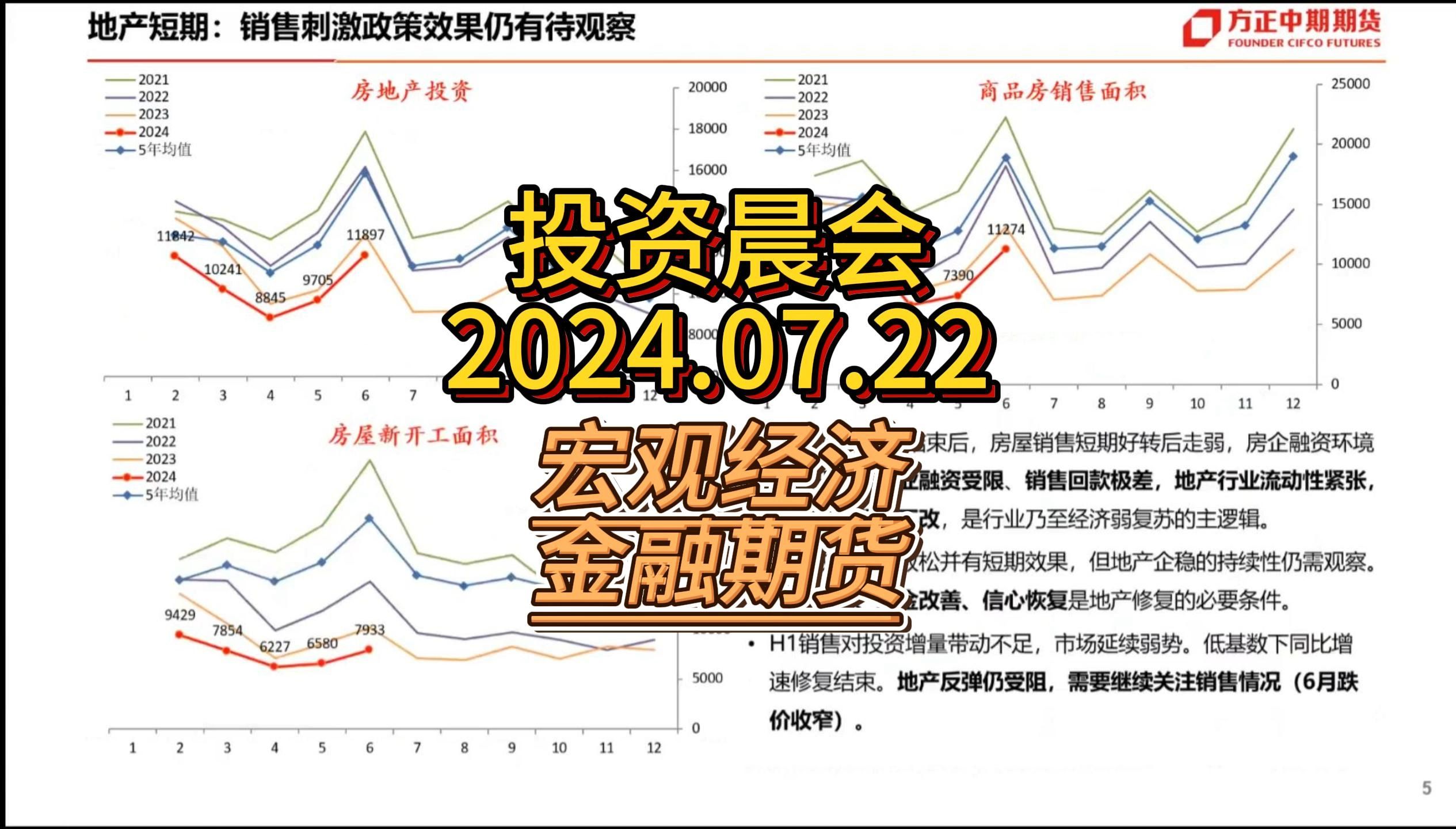 投资晨会李彦森宏观经济、金融期货哔哩哔哩bilibili