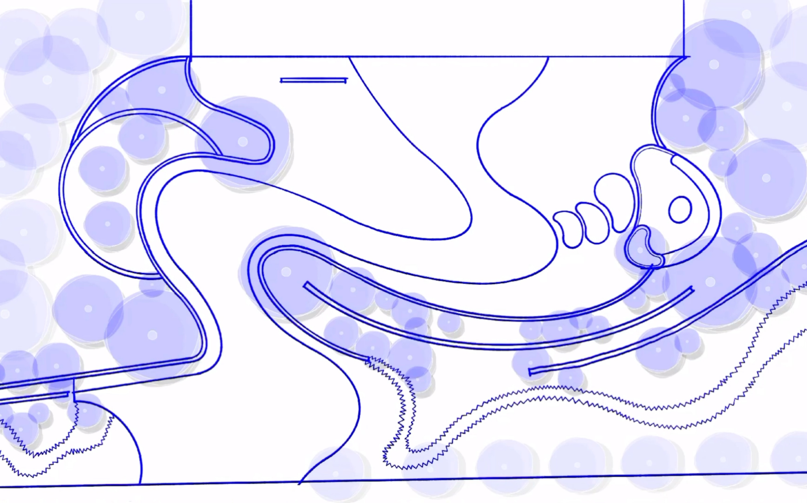 【第九彈】procreate 還原展示區實景鳥瞰方案平面