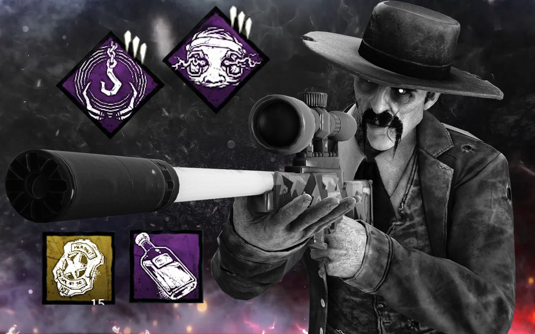 【4k黎明杀机】0心跳枪手,举枪=无心跳是什么体验