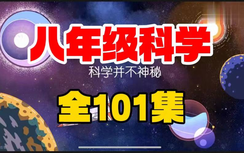 2025寒假必备【浙教版八年级下册科学】全256集 趣味动画,初一初二初三上下册科学256集,浙教版初中科学动画同步学哔哩哔哩bilibili