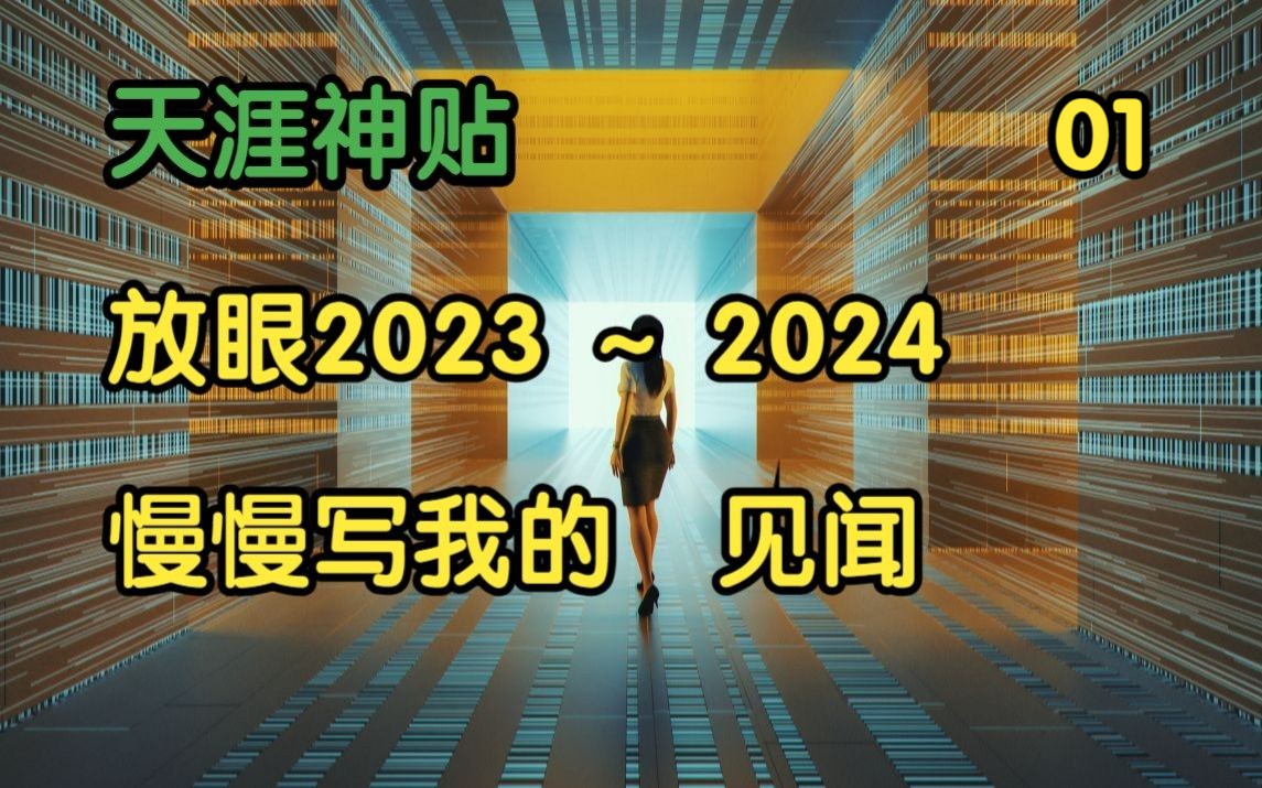 经济论坛 | 天涯神贴:放眼 2023~2024,慢慢写我的见闻!篇一,我就是ladisai原作.哔哩哔哩bilibili