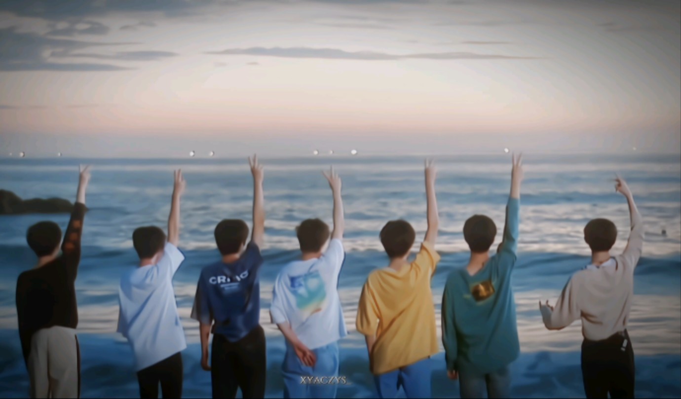 "天快亮了 我们一起看个日出吧"