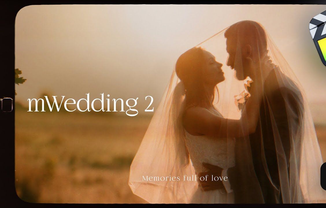 MotionVFX  mWedding 2 简约梦幻优雅婚礼电影氛围视频叠加特效/开场介绍/分屏/电影标题字幕动画排版/LOGO头像/转场过渡FCPX插件哔哩哔哩bilibili