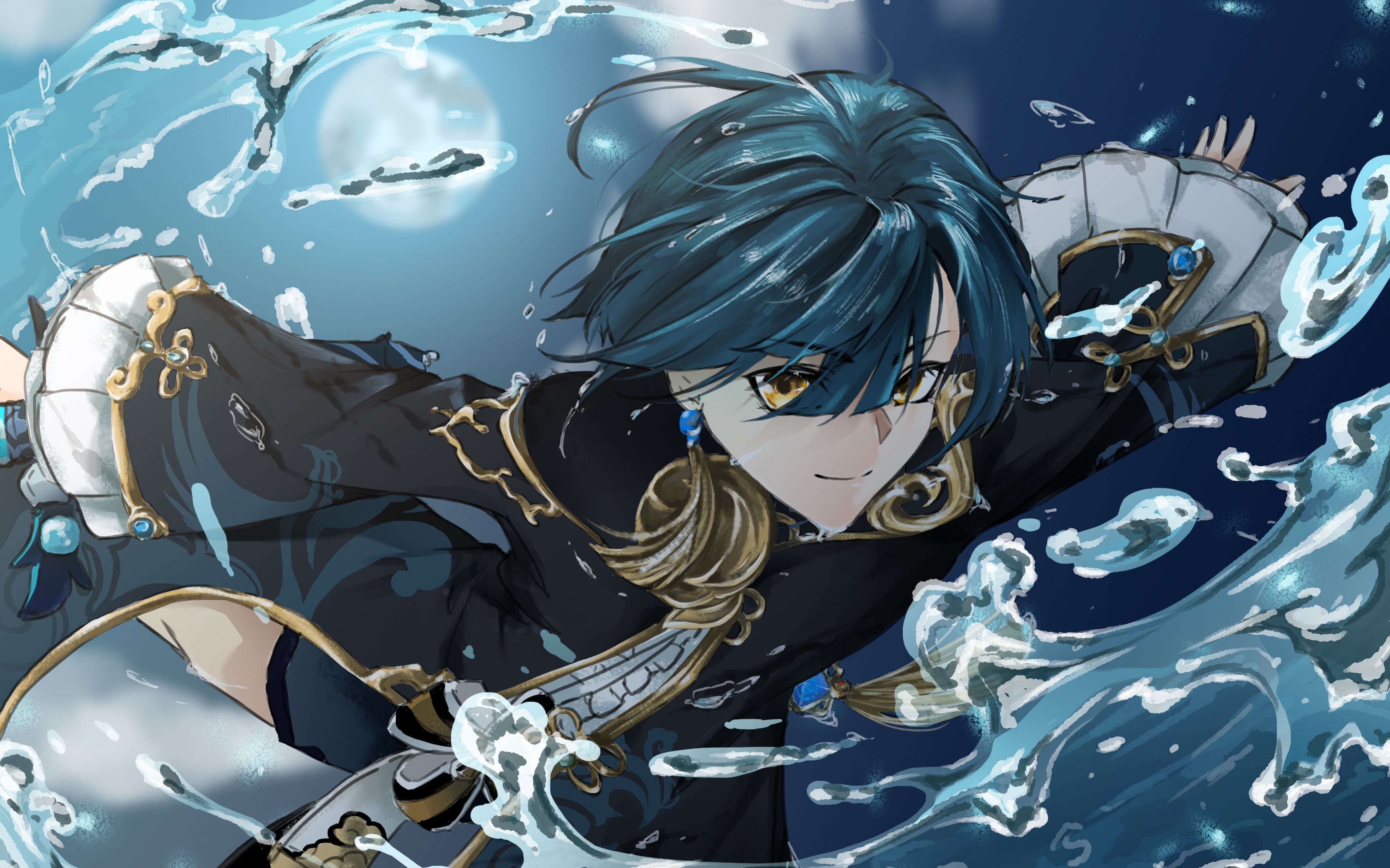 【ps绘画过程|原神】裁雨留虹