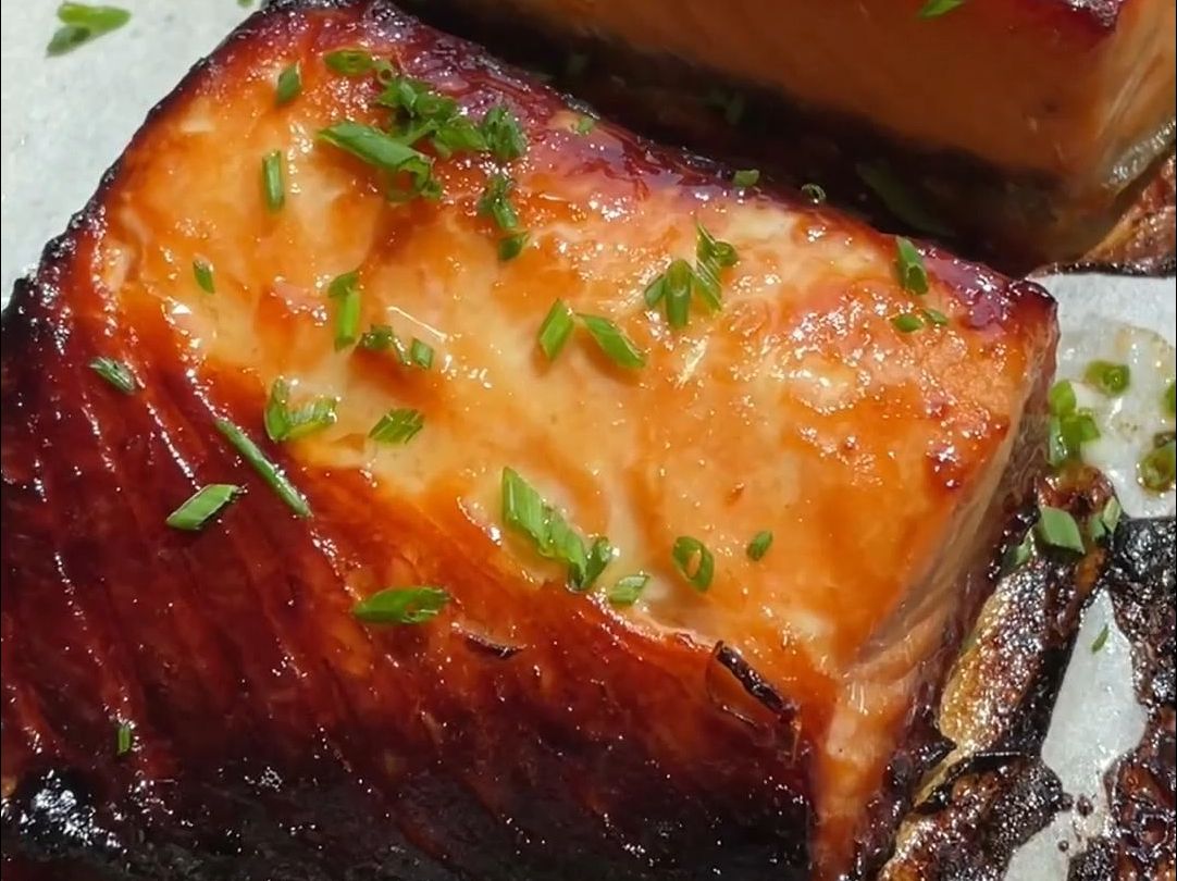 日式创意味噌烤鲑鱼