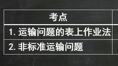 [图]运筹学 05 运输问题