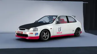 Download Video: 【神力科莎Mod分享】本田 Civic Type-R Spoon EK9 (B18C)