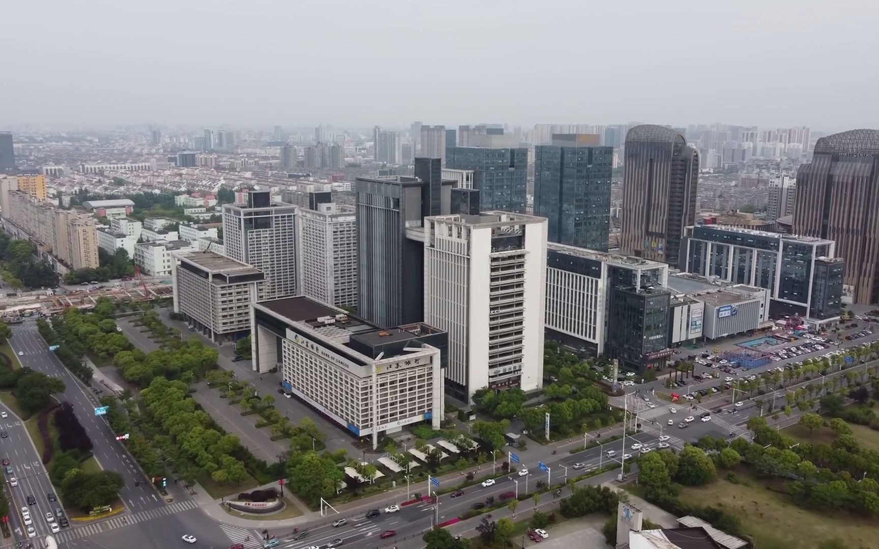 江苏省扬州市西区航拍