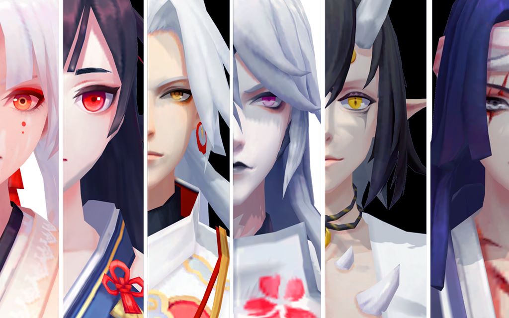 [图]【阴阳师MMD】你有一份来自平安京男女神团+崽崽们提前的新年贺片未签收哦~~（式神们的神谕法则）