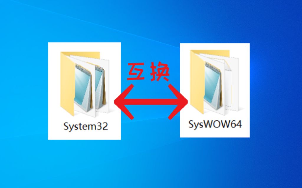 互换System32和SysWOW64会发生什么哔哩哔哩bilibili