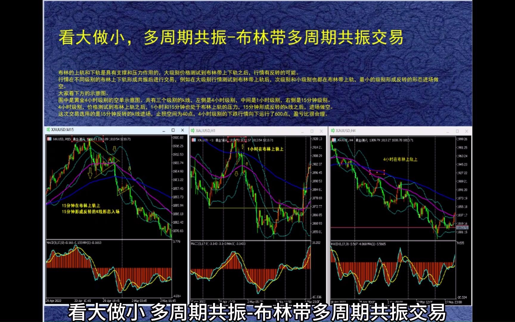 看大做小,多周期共振布林带多周期共振交易,期货交易系统哔哩哔哩bilibili