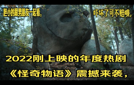 2022刚上映的年度热剧《怪奇物语》震撼来袭,胆小的跟男朋友一起看,吓坏了可不赔哦,哔哩哔哩bilibili