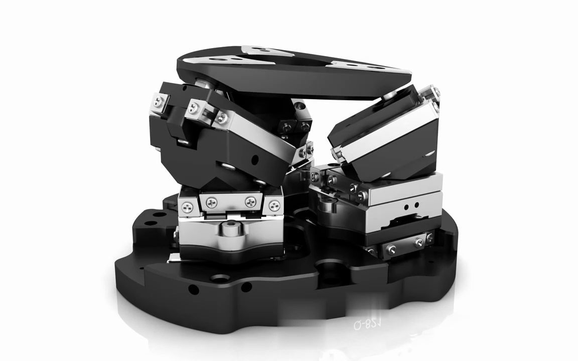 微型spacefab机器人压电惯性六轴并联定位平台