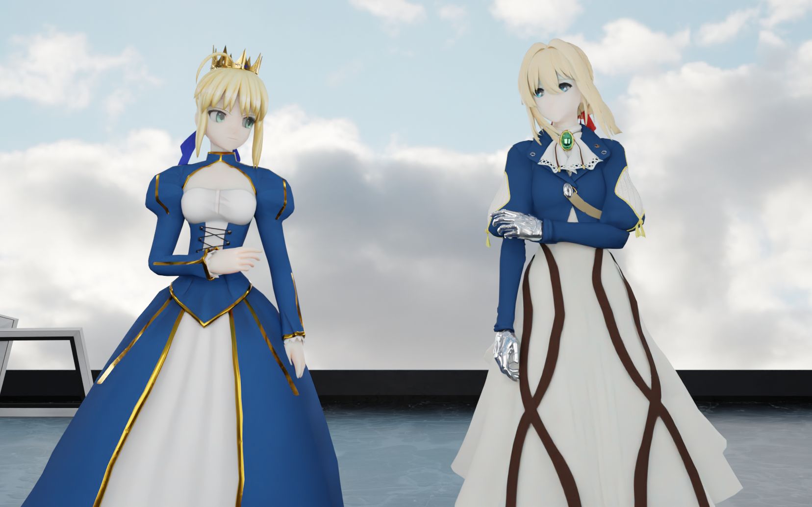 【阿尔托莉雅 73 薇尔莉特】在一起了