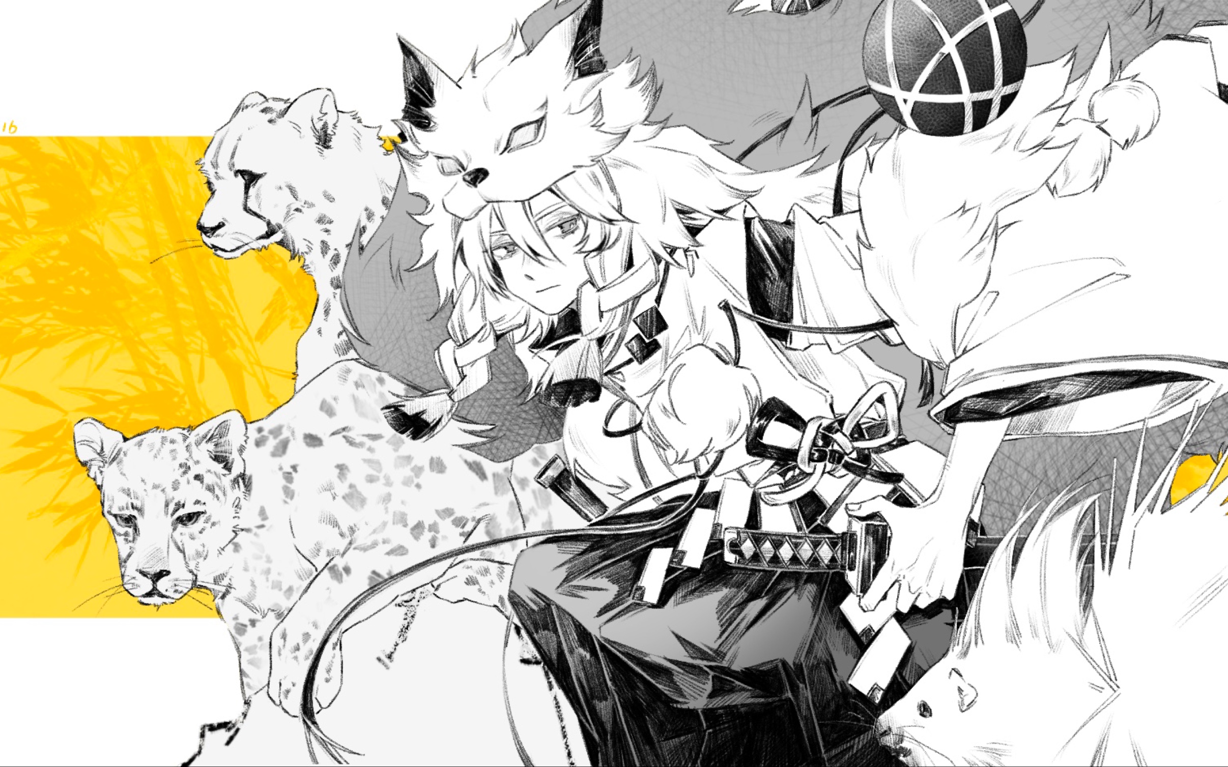 活动作品初投稿procreate决战平安京山风冬岚之刃
