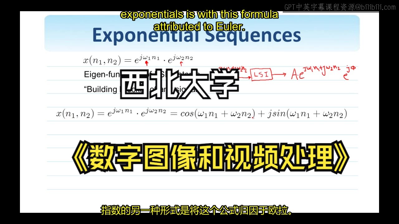 西北大学《数字图像和视频处理基础知识Fundamentals of Digital Image and Video Processing》中英字幕哔哩哔哩bilibili