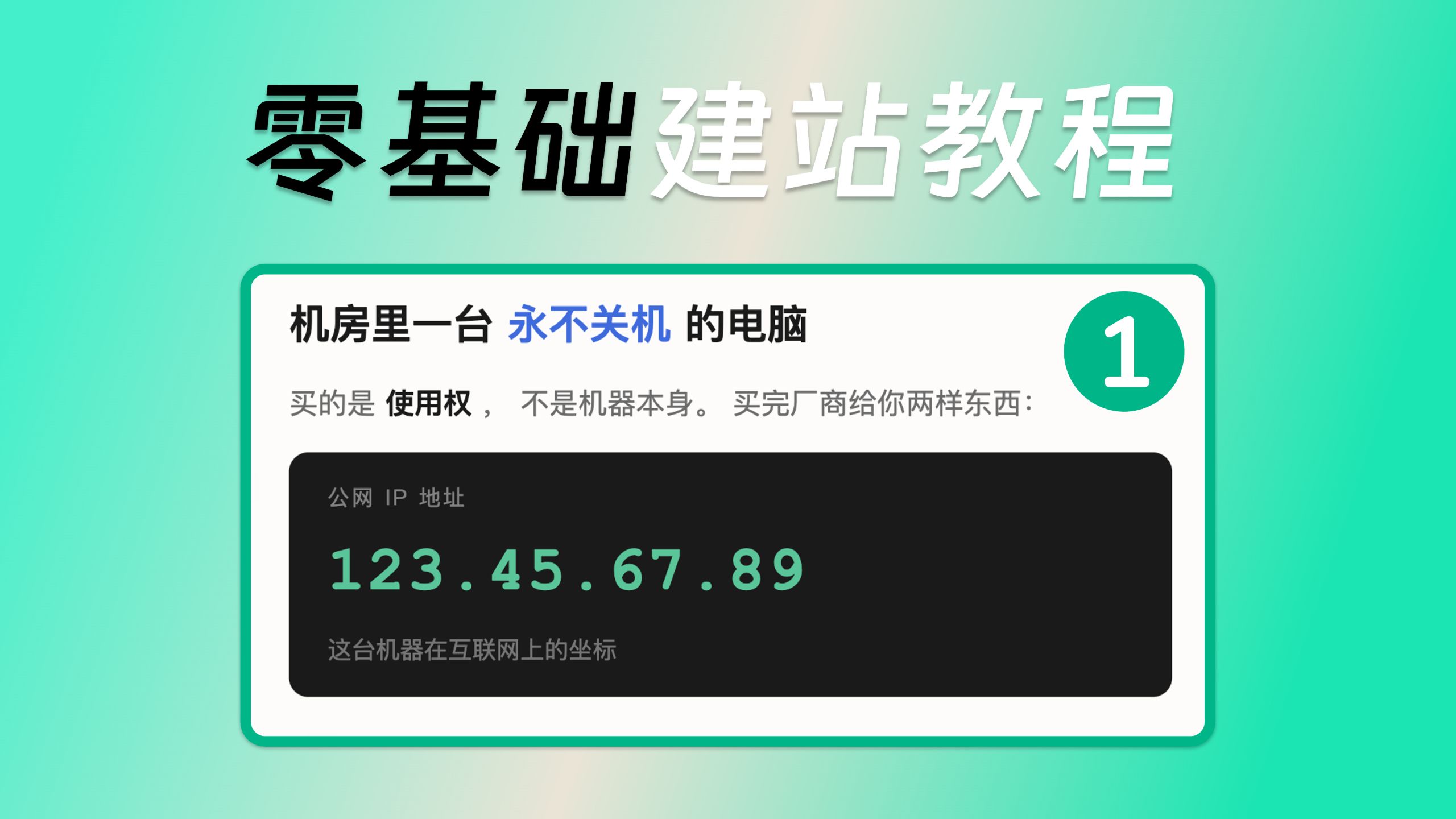 零基础建站指南|第1集:一个视频弄懂域名、服务器、DNS 等建站术语!