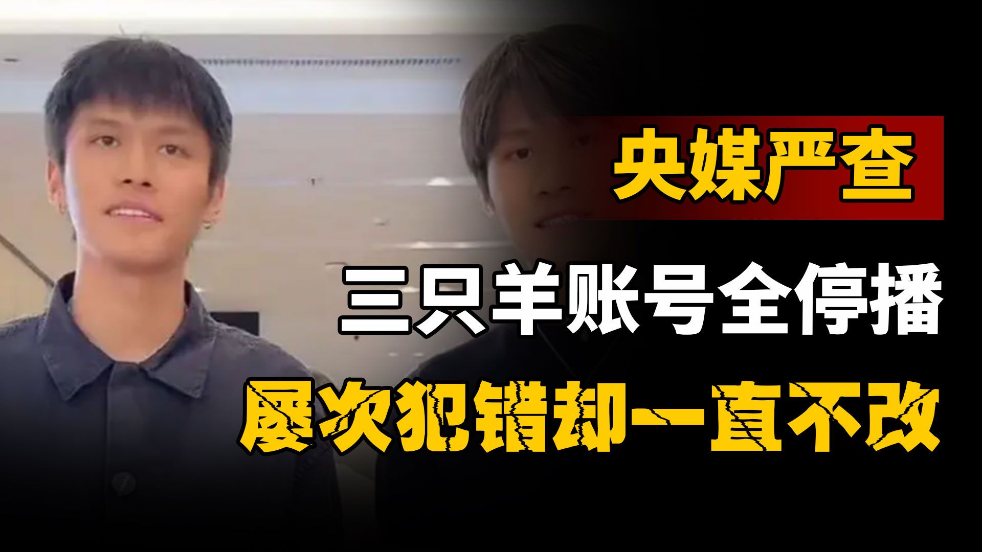 央媒严查!三只羊账号全停播,屡次犯错却一直不改,是谁给的勇气哔哩哔哩bilibili