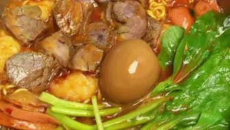 粉面菜蛋堪称最权威的吃法~