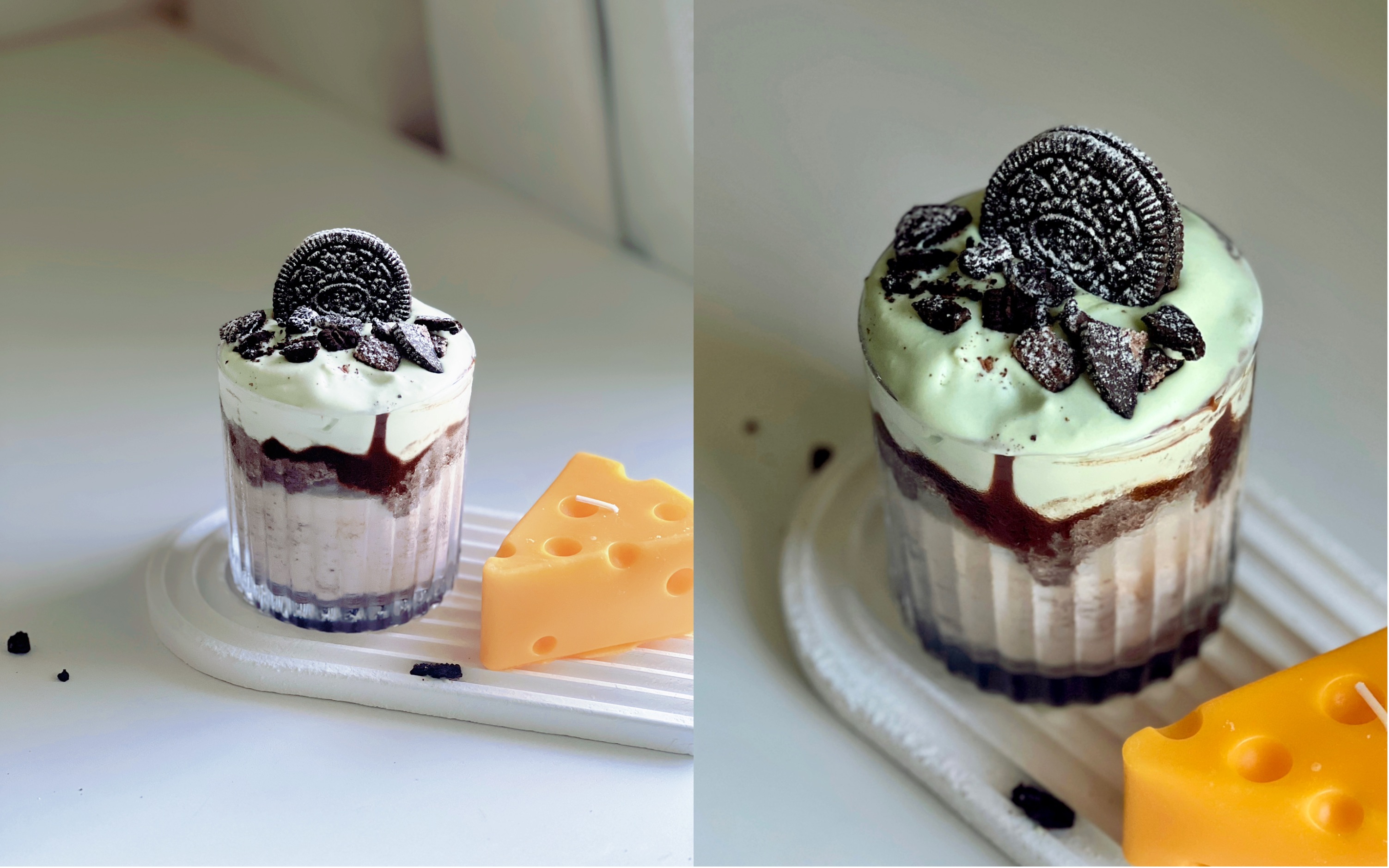 好喝到停不下来的奥利奥薄荷沙冰