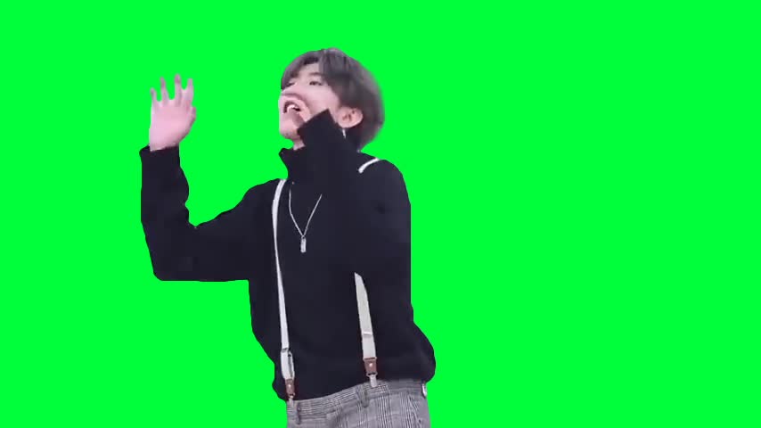 蔡徐坤打篮球视频绿幕素材