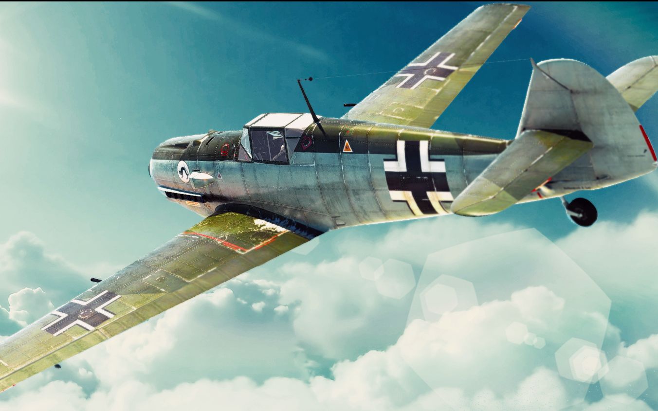 【流星出品】 bf109e-4艾米尔 she is my wife【战争雷霆】