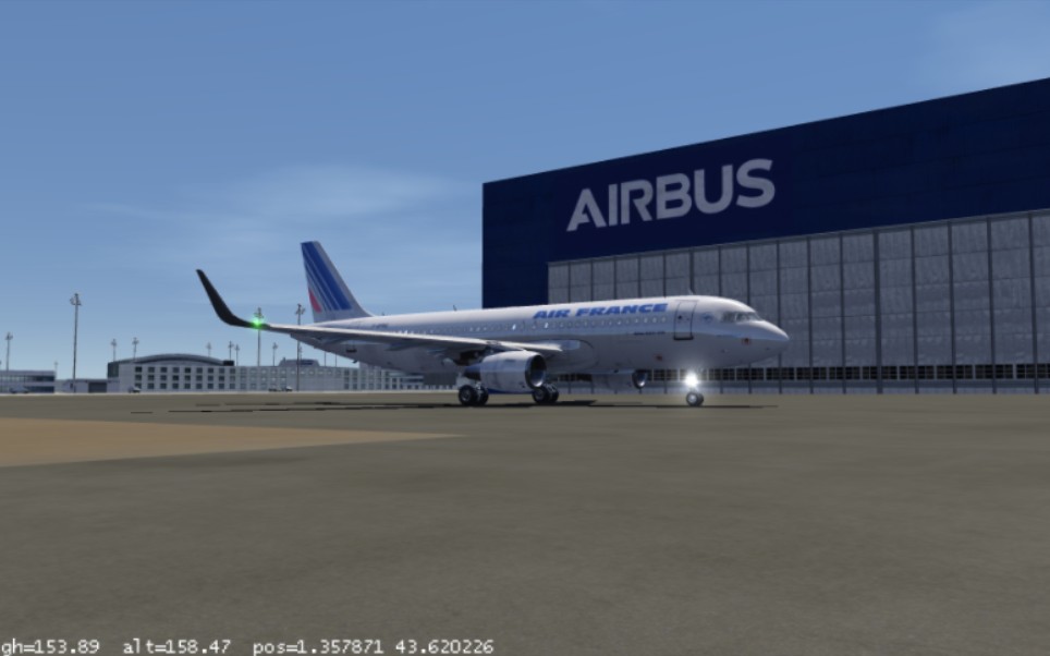 Aerofly FS2023 法航空客A320落地法国图卢斯(空中客车总部)模拟飞行