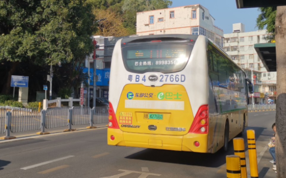 【夜景随拍】深圳东部公交e11路-s30惠深沿海高速夜间原速前方展望